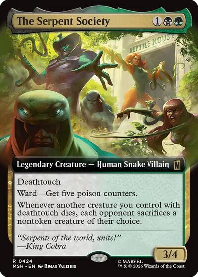 The Serpent Society (Extended Art) (Marvel Super Heroes) Near Mint Foil