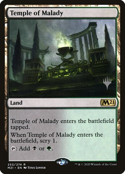 Temple of Malady (Promo Pack: Core Set 2021) Medium Play