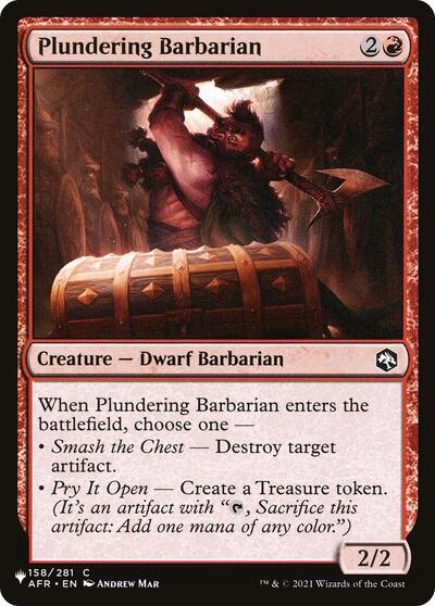 Plundering Barbarian (The List) Near Mint