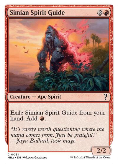 Simian Spirit Guide White Border|0|0|0.00
