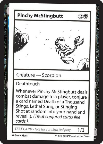 Pinchy McStingbutt (Mystery Booster 2 Playtest Cards) Near Mint