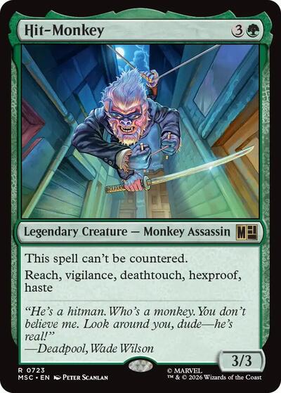 Hit-Monkey (Commander: Marvel Super Heroes) Near Mint Foil