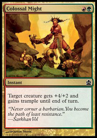 Colossal Might (Commander) Near Mint