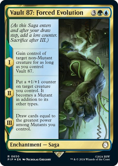 Vault 87: Forced Evolution (Surge Foil) (Universes Beyond: Fallout) Near Mint Foil