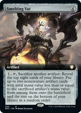 Smelting Vat (Extended Art) (Commander: The Brothers' War) Medium Play