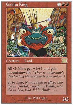 Goblin King (Classic 6th Edition) Light Play