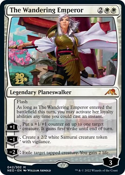 The Wandering Emperor (Promos: Prerelease Cards) Light Play Foil