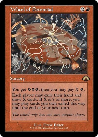 Wheel of Potential (Retro Frame) (Modern Horizons 3) Light Play