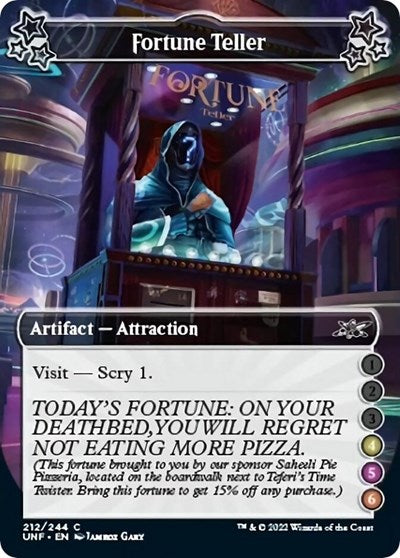 Fortune Teller (4-5-6) (Unfinity) Near Mint Foil