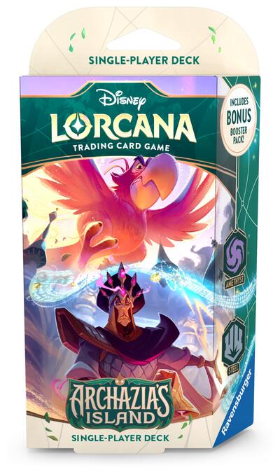 amethyst steel lorcana starter deck Disney Lorcana Starter Deck Amethyst & Steel (Archazia's Island)