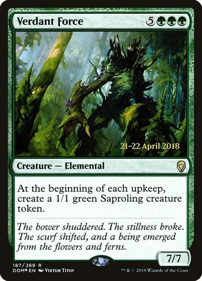 Verdant Force (Promos: Prerelease Cards) Near Mint Foil