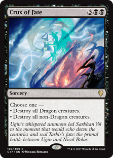 Crux of Fate (Commander 2017) Heavy Play