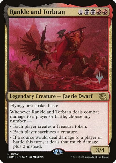Rankle and Torbran (Promo Pack: March of the Machine) Light Play Foil