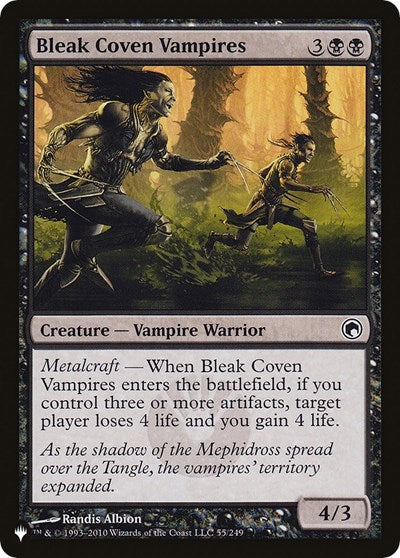 Bleak Coven Vampires (The List) Near Mint