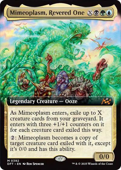 Mimeoplasm, Revered One (Extended Art) (Aetherdrift) Near Mint Foil
