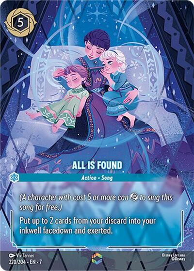 All Is Found (Enchanted) (Archazia's Island) Near Mint Holofoil