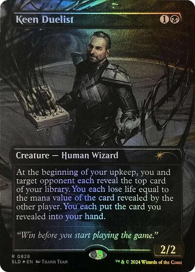 Keen Duelist (Rainbow Foil) (Secret Lair) Light Play Foil