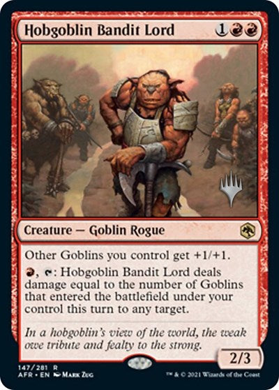 Hobgoblin Bandit Lord (Promo Pack: Adventures in the Forgotten Realms) Light Play Foil