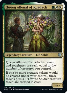 Queen Allenal of Ruadach (Dominaria United) Light Play