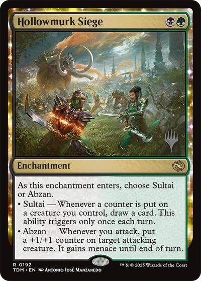 Hollowmurk Siege (Promo Pack: Tarkir: Dragonstorm) Near Mint
