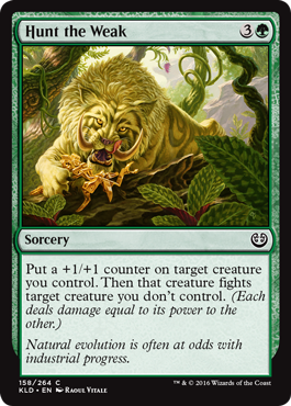 Hunt the Weak (Kaladesh) Medium Play