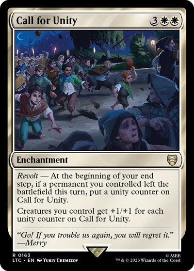 Call for Unity (Commander: The Lord of the Rings: Tales of Middle-earth) Light Play