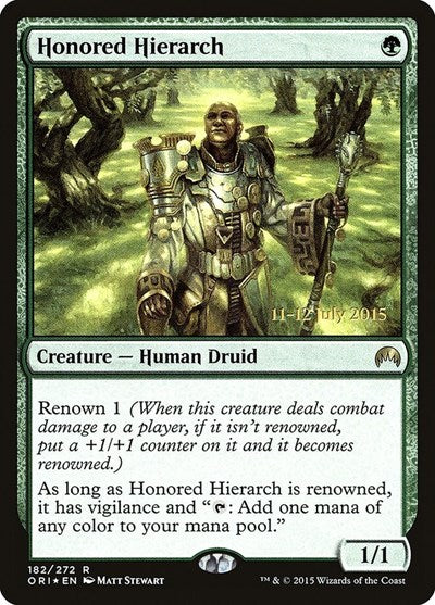 Honored Hierarch (Promos: Prerelease Cards) Light Play Foil