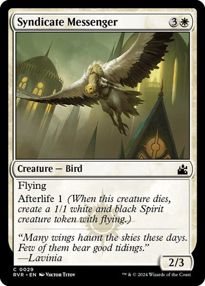 Syndicate Messenger (Ravnica Remastered) Light Play