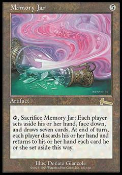 Memory Jar (Urza's Legacy) Medium Play Foil
