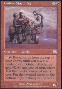Goblin Machinist (Onslaught) Medium Play Foil
