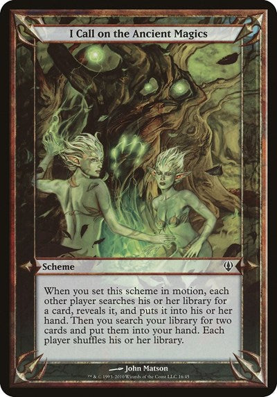 I Call on the Ancient Magics (Colorless) (Oversize Cards) Near Mint