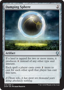 Damping Sphere (Dominaria) Light Play Foil