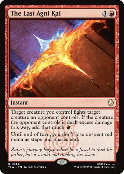 The Last Agni Kai (Avatar: The Last Airbender) Light Play Foil