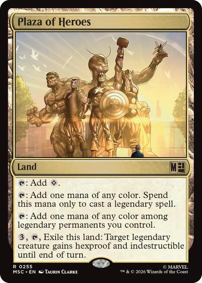 Plaza of Heroes (Commander: Marvel Super Heroes) Near Mint