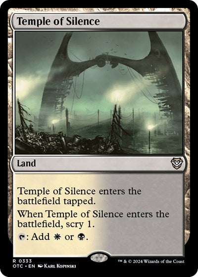 Temple of Silence (Commander: Outlaws of Thunder Junction) Near Mint