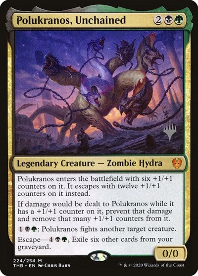 Polukranos, Unchained (Promo Pack: Theros Beyond Death) Near Mint