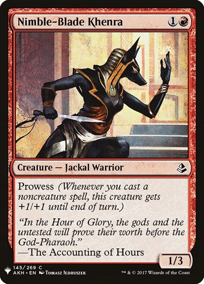 Nimble-Blade Khenra (Mystery Booster) Near Mint