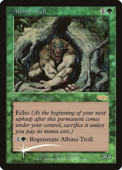 Albino Troll (Promos: FNM) Medium Play Foil