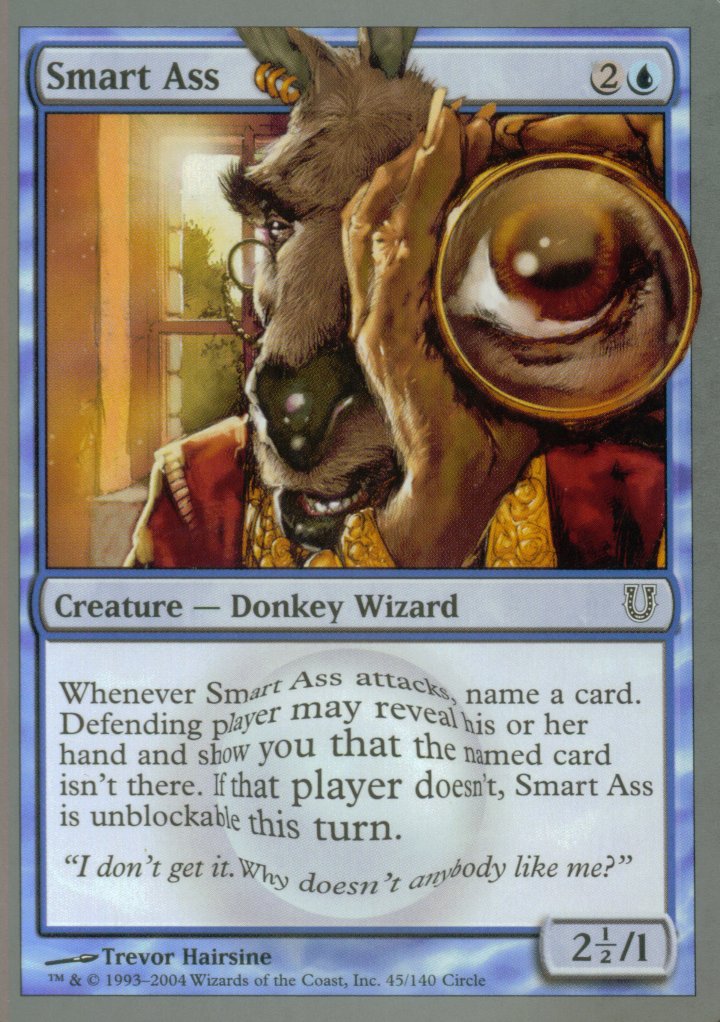 Smart Ass (Unhinged) Near Mint Foil