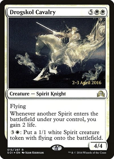 Drogskol Cavalry (Promos: Prerelease Cards) Light Play Foil