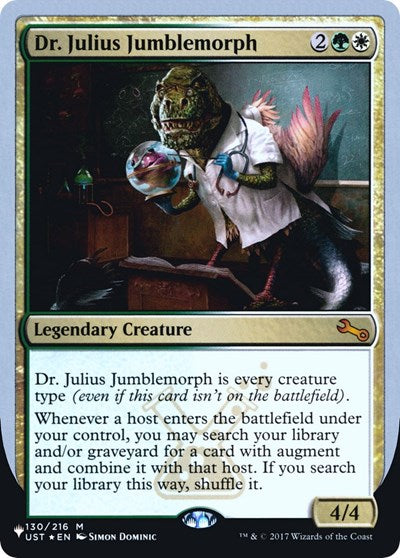 Dr. Julius Jumblemorph (The List) Near Mint Foil