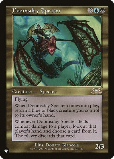 Doomsday Specter (The List) Heavy Play