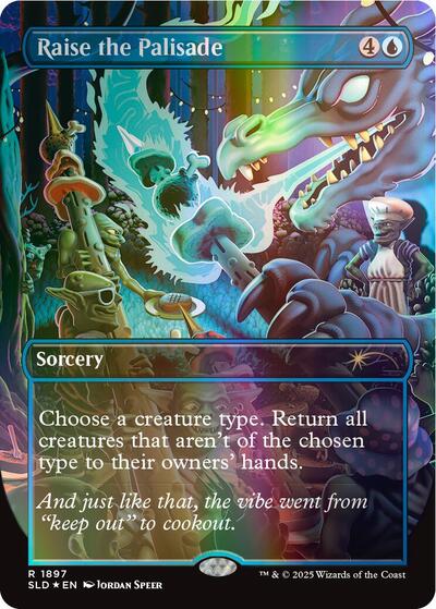 Raise the Palisade Double Rainbow Foil|1|0|0.00