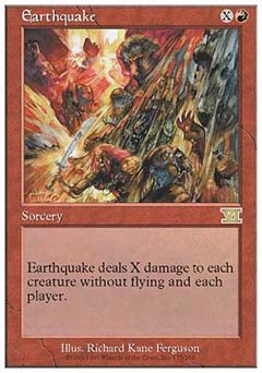 Earthquake (Classic 6th Edition) Heavy Play