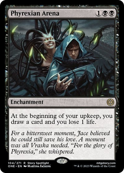 Phyrexian Arena (Phyrexia: All Will Be One) Near Mint Foil