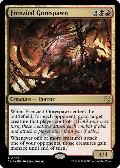 Frenzied Gorespawn (Ravnica: Clue Edition) Medium Play