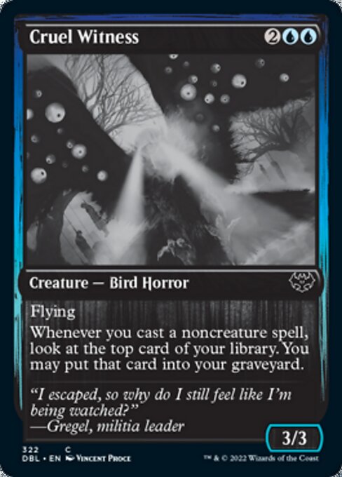 Cruel Witness (Innistrad: Double Feature) Light Play