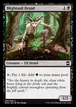 Blightsoil Druid (Eternal Masters) Light Play Foil