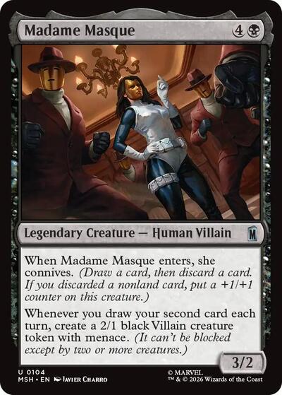 Madame Masque (Marvel Super Heroes) Near Mint Foil