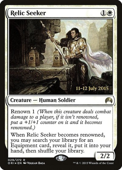Relic Seeker (Promos: Prerelease Cards) Light Play Foil